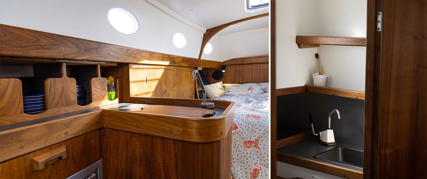 Yacht interior refurbishment