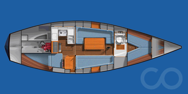 sailboatdata contessa 32