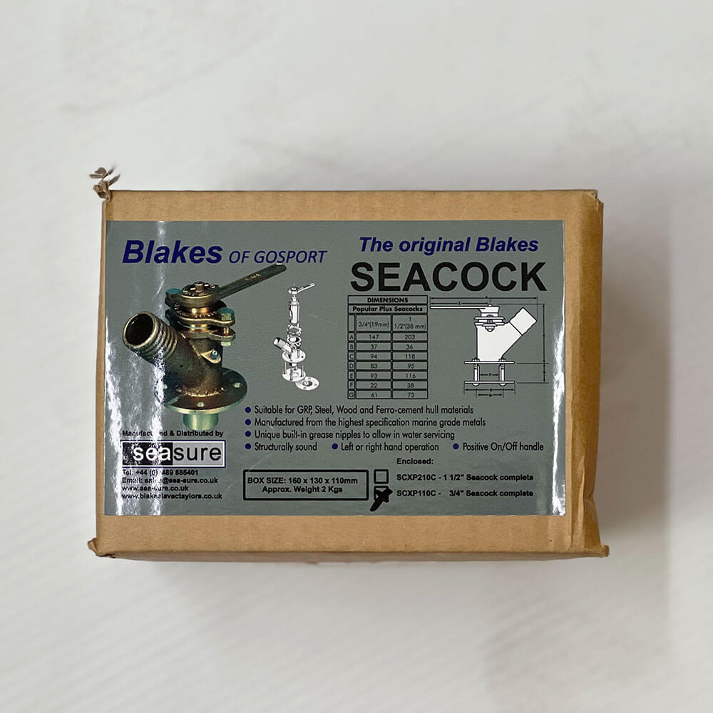 Seacocks - Blakes 3/4 inch (19mm) - Jeremy Rogers